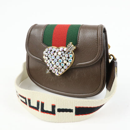 Gucci Totem Leather, Brown, Leather, Shoulder Bag