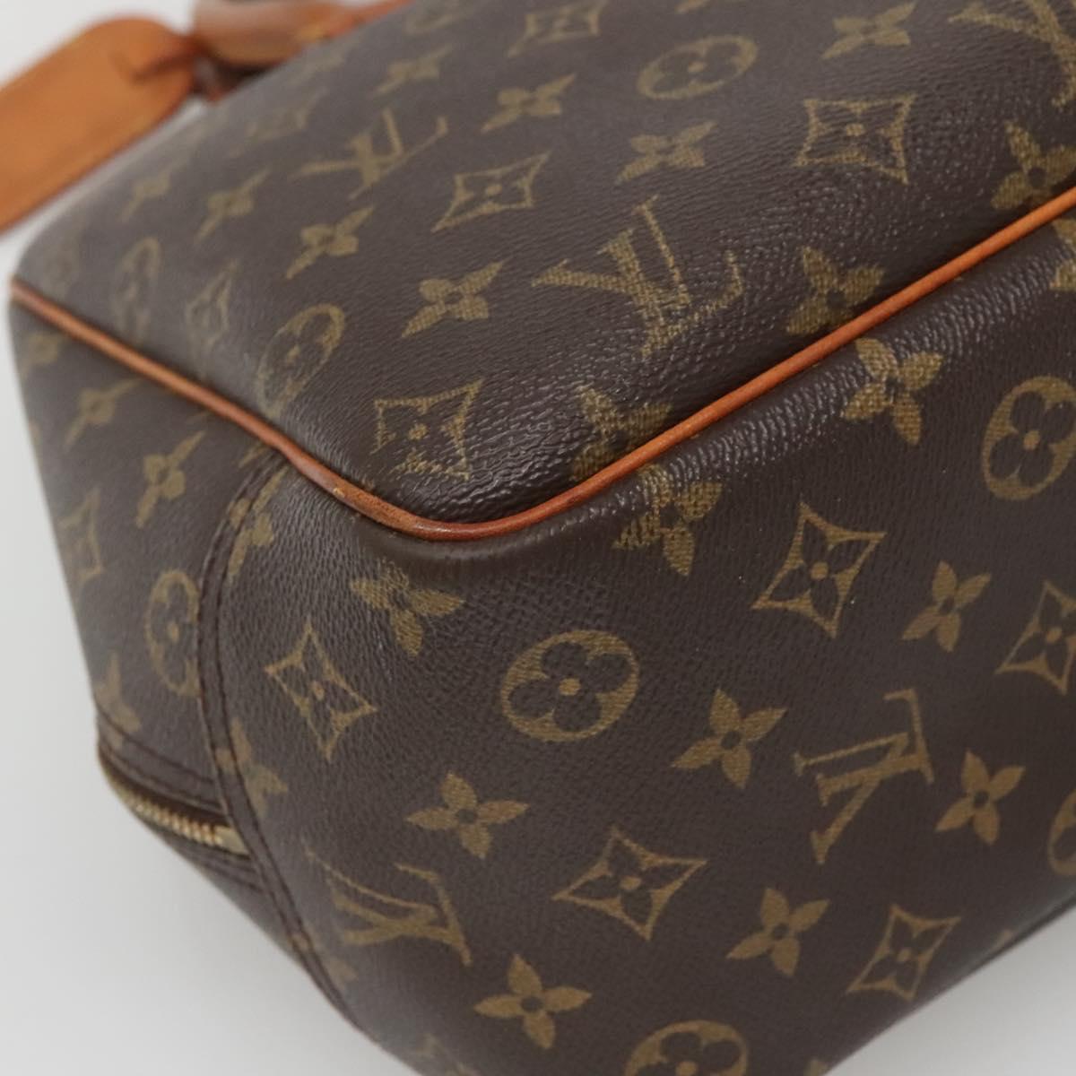 Louis Vuitton Deauville Handbag Monogram Canvas, BROWN, CANVAS, Handbag
