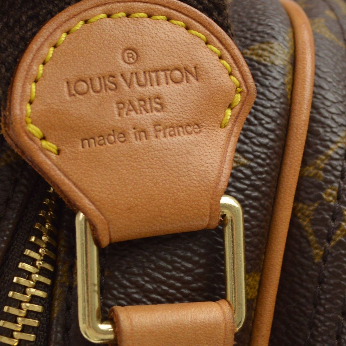 Louis Vuitton Reporter Monogram Canvas, Brown, Canvas, Shoulder Bag