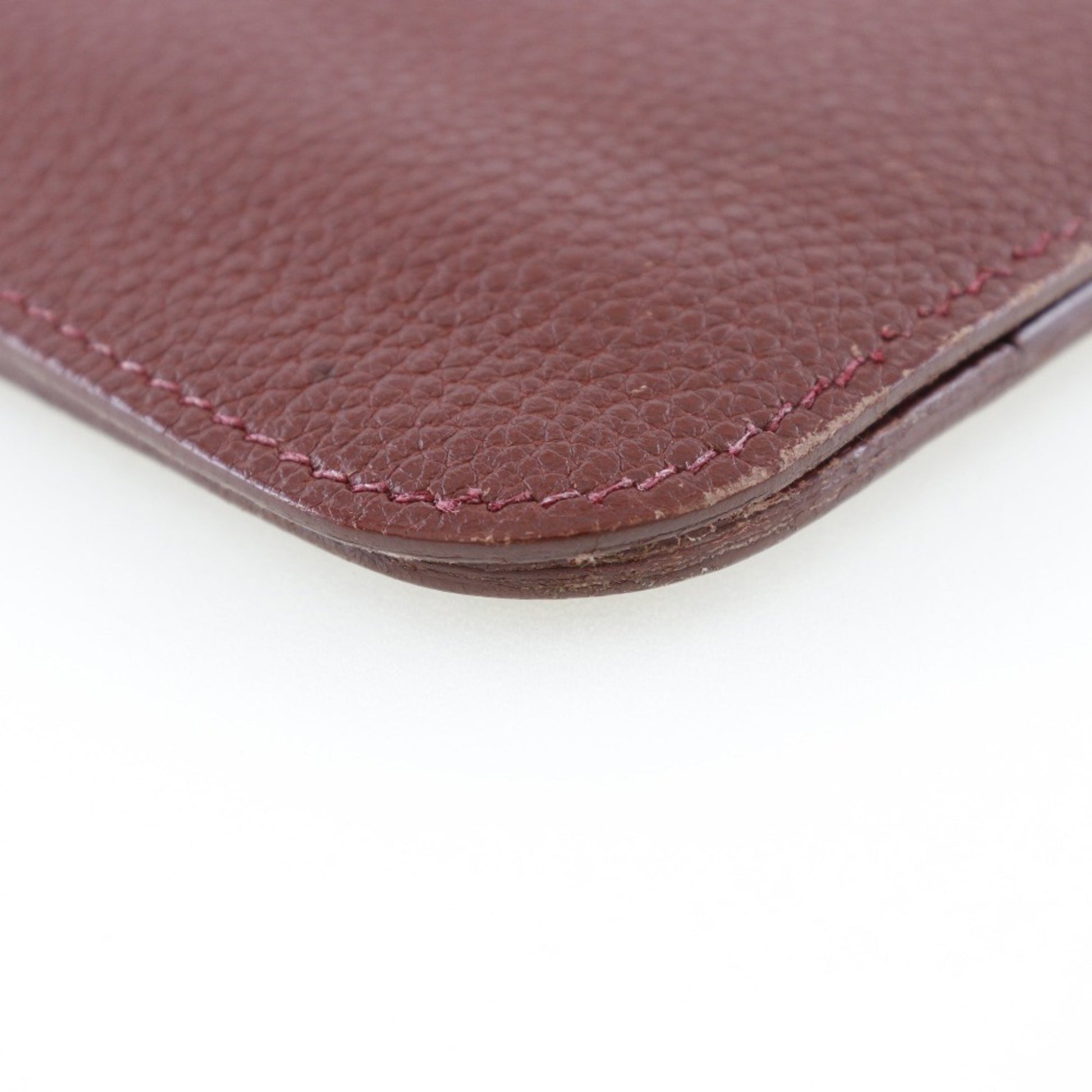 Hermès Dogon, Burgundy, Leather, wallet