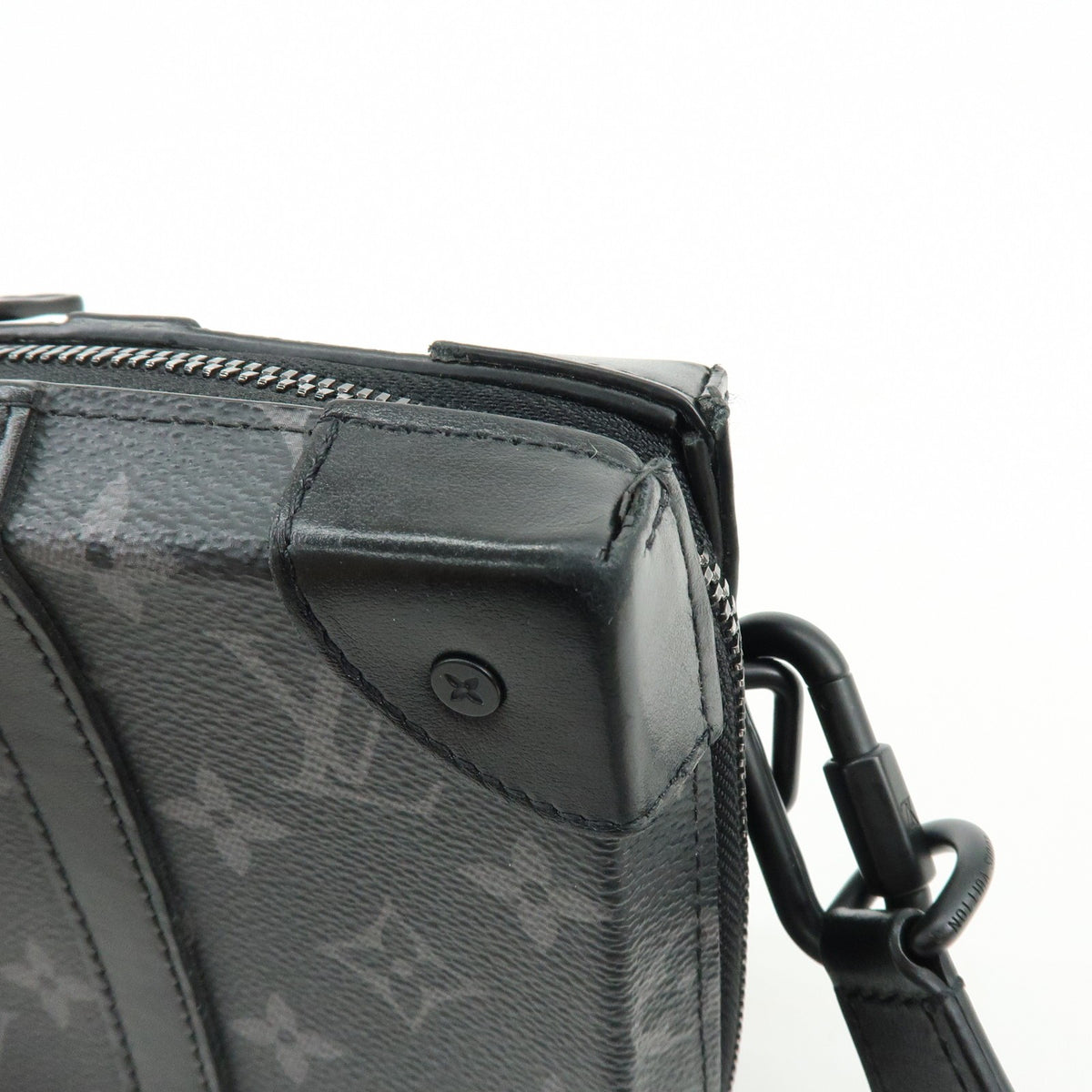 Louis Vuitton Soft Trunk Monogram Eclipse Canvas, Black, Canvas, Wallet