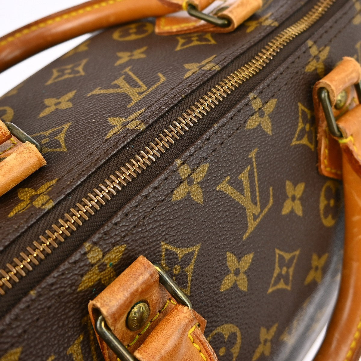 Louis Vuitton Speedy Monogram Canvas, Brown, Canvas, Handbag