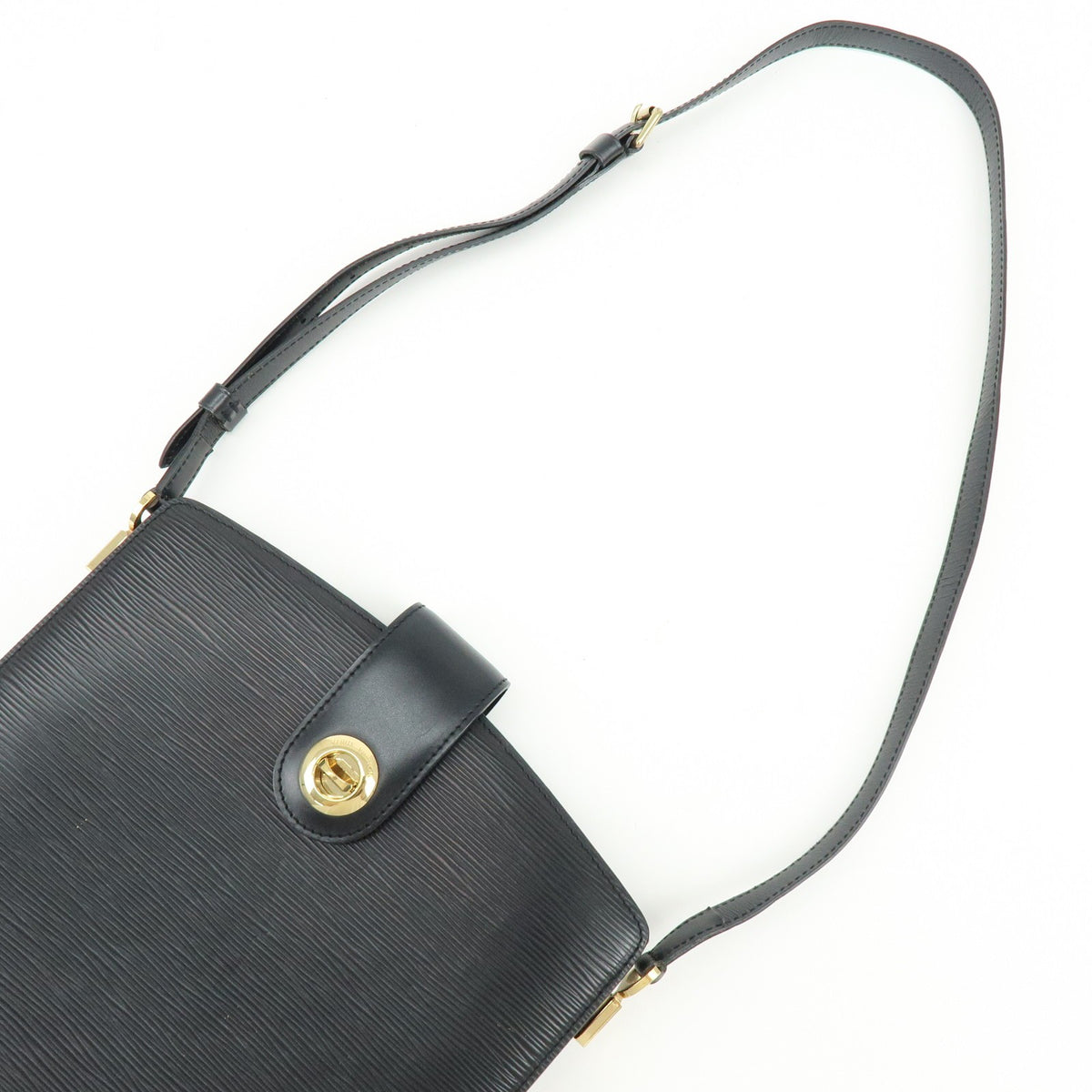 Louis Vuitton Capucines Epi Leather, Black, Leather, Handbag