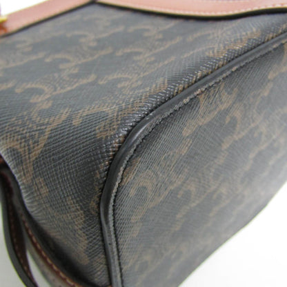 Celine Teen Cabas De France Triomphe Coated Canvas, Brown, Canvas, Handbag