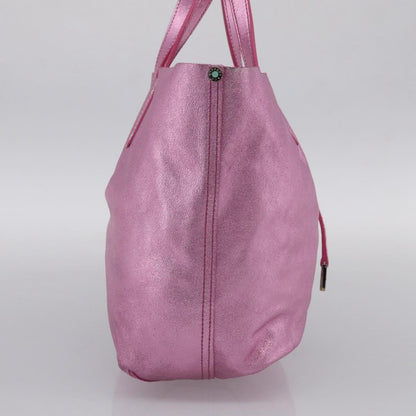 Tiffany & Co. Vintage Leather, Pink, Stainless Steel, Shoulder Bag