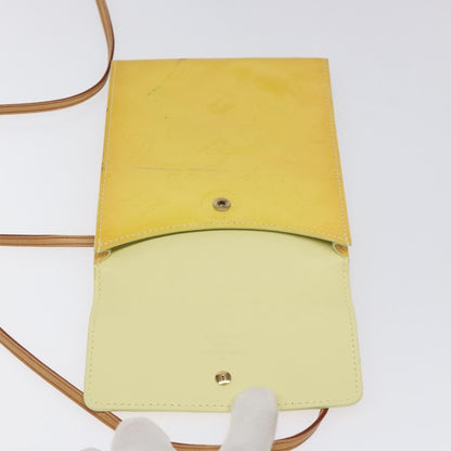 Louis Vuitton Kenmare Shoulder Patent leather, Yellow, Patent Leather, Clutch