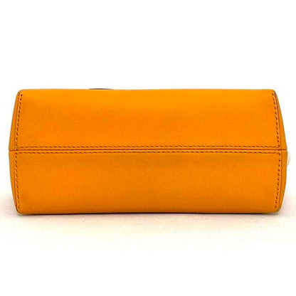 Fendi By The Way Mini, Orange, Leather, shoulder