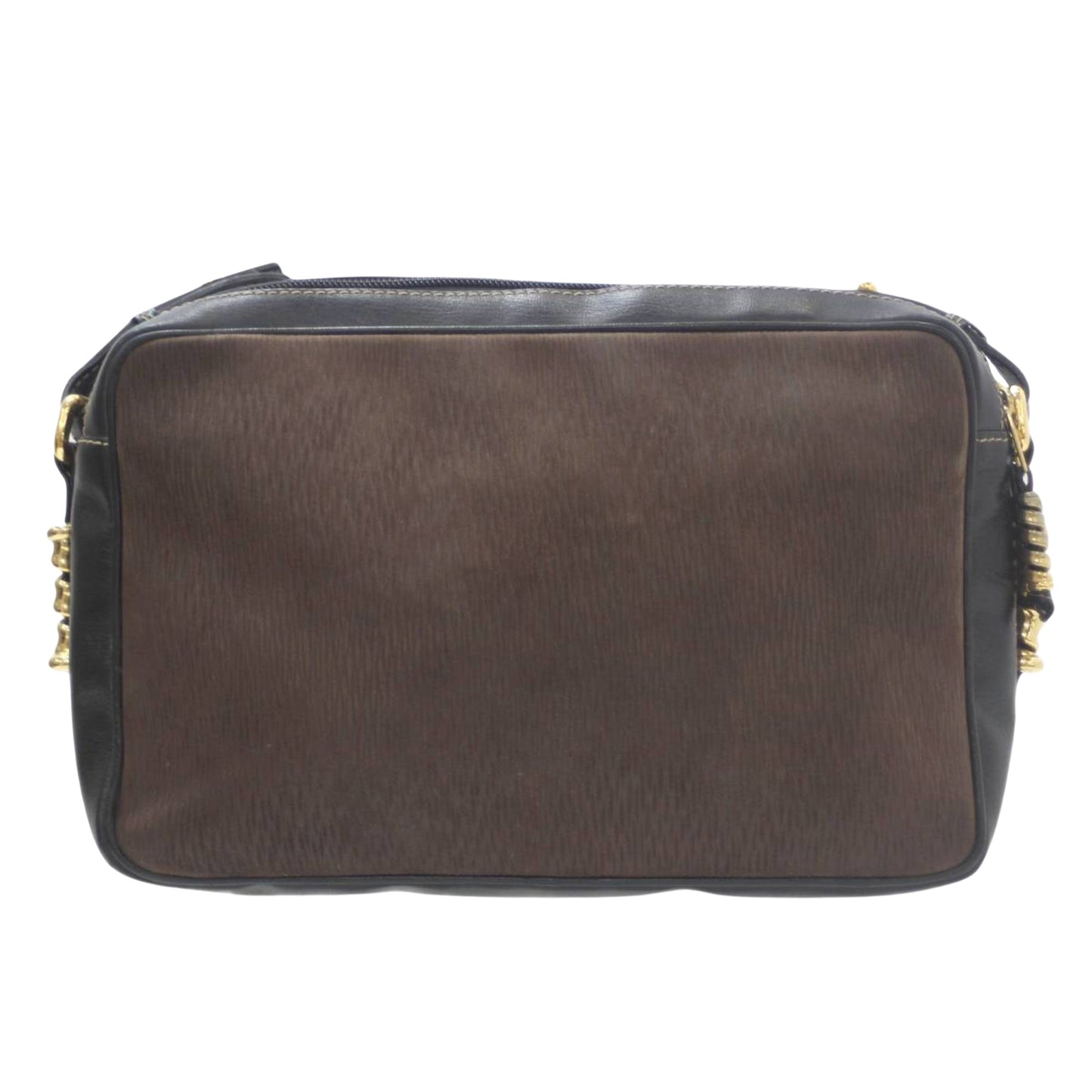 Loewe, Brown, Leather, shoulder