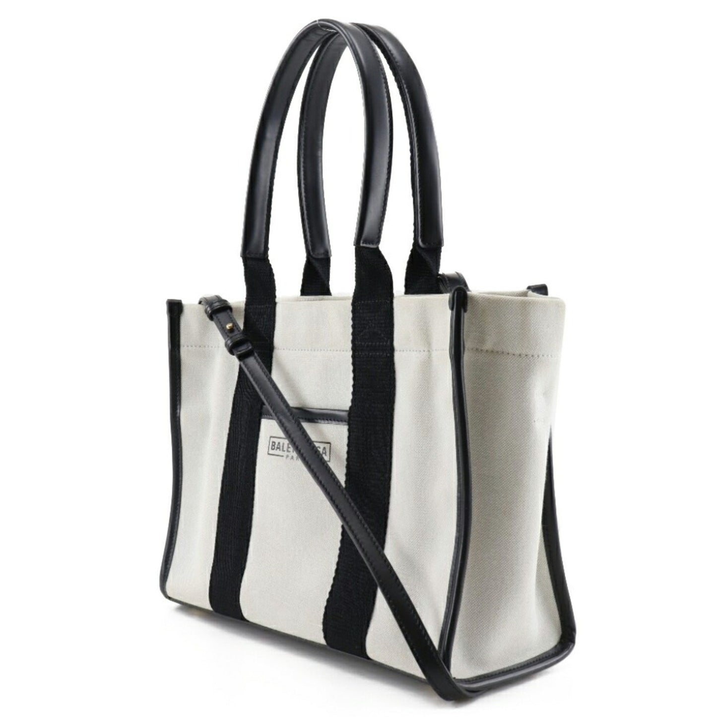 Balenciaga Hardware, White, Canvas, tote