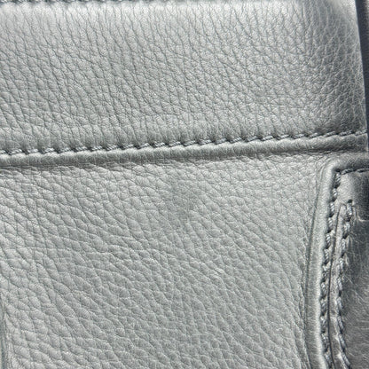 Celine Luggage Smooth Leather, Black, Leather, Handbag