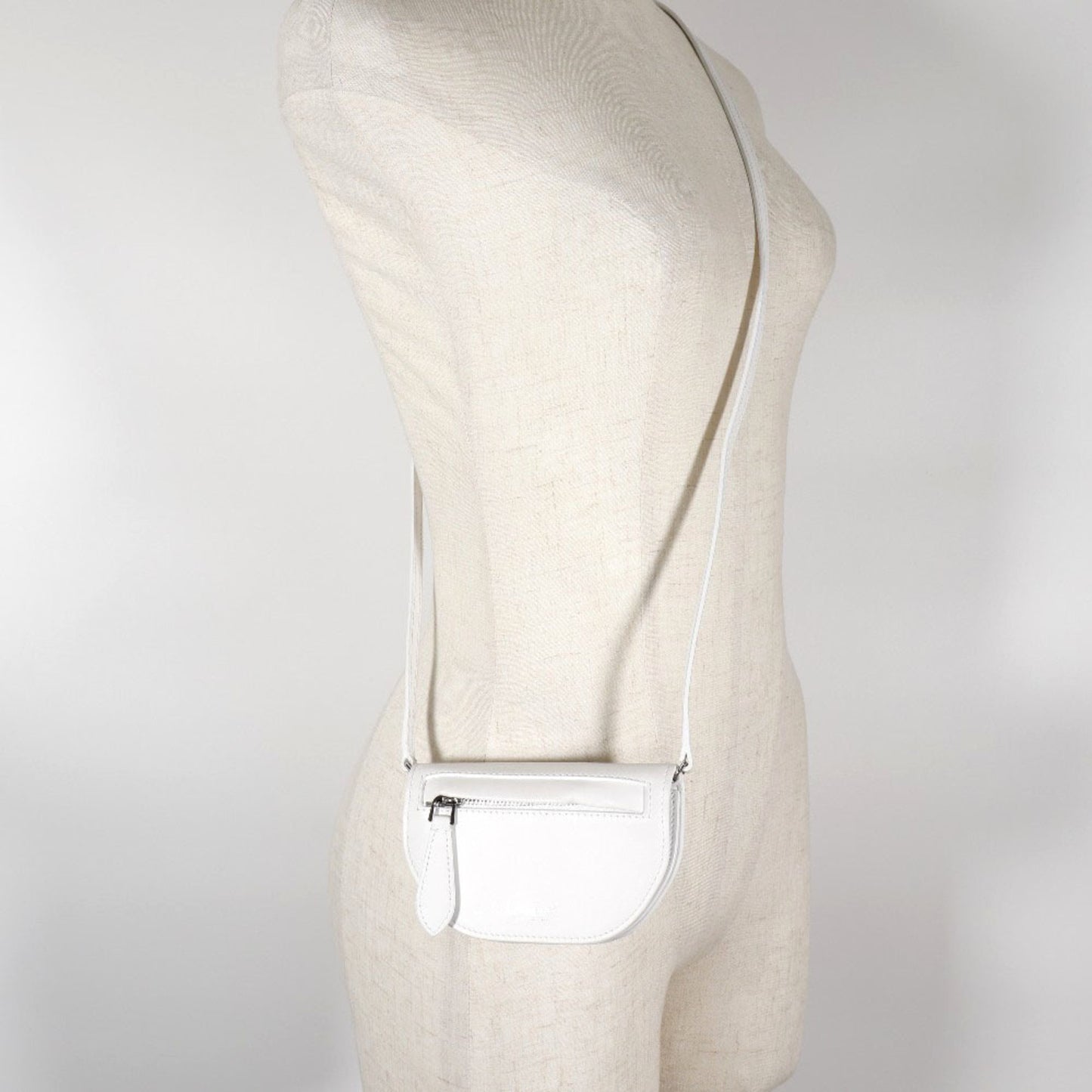 Burberry Olympia, White, Leather, shoulder