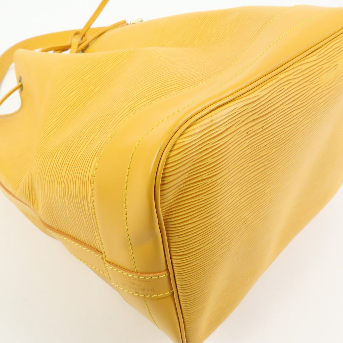 Louis Vuitton Noe Epi Leather, Yellow, Leather, Shoulder Bag