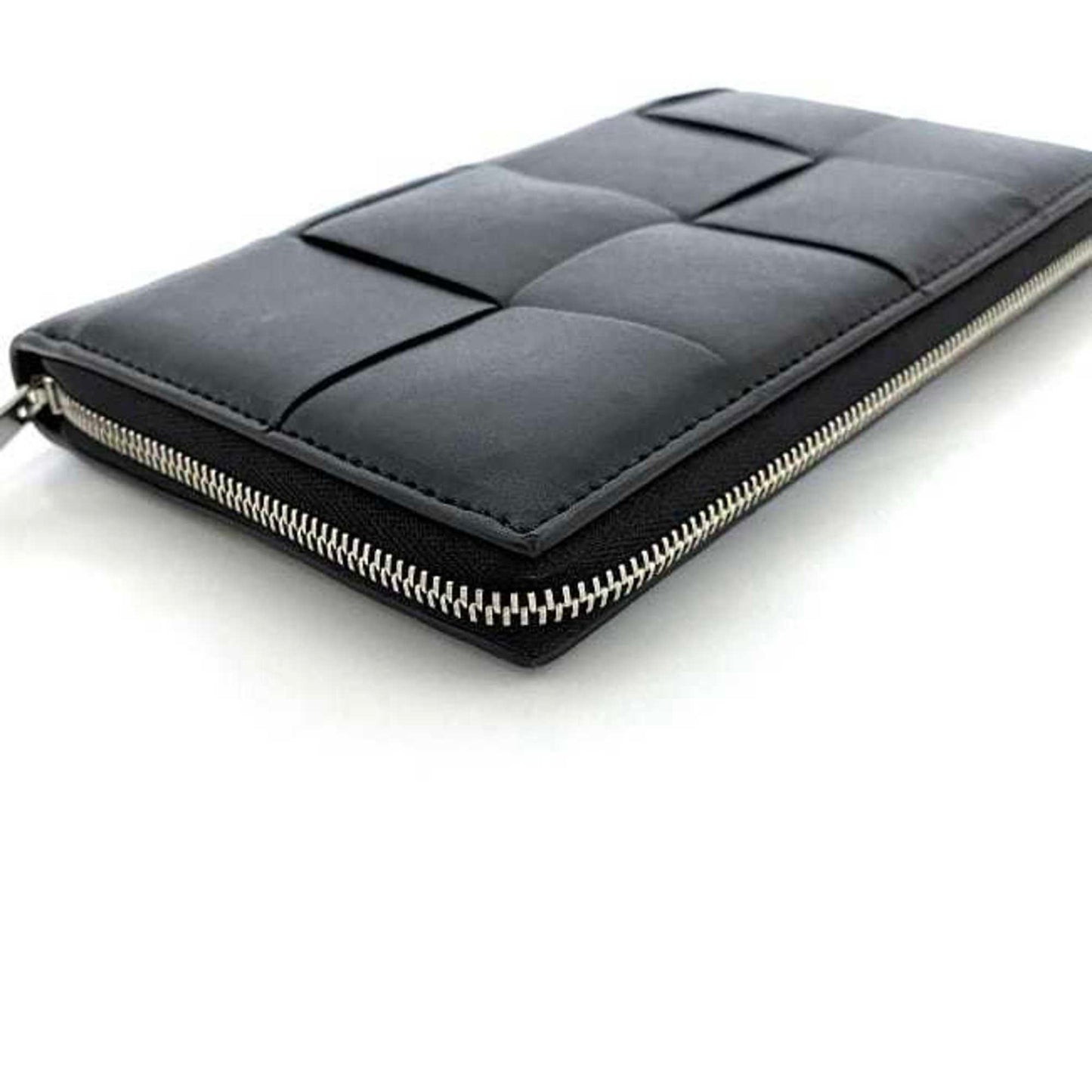 Bottega Veneta Intrecciato, Black, Leather, wallet