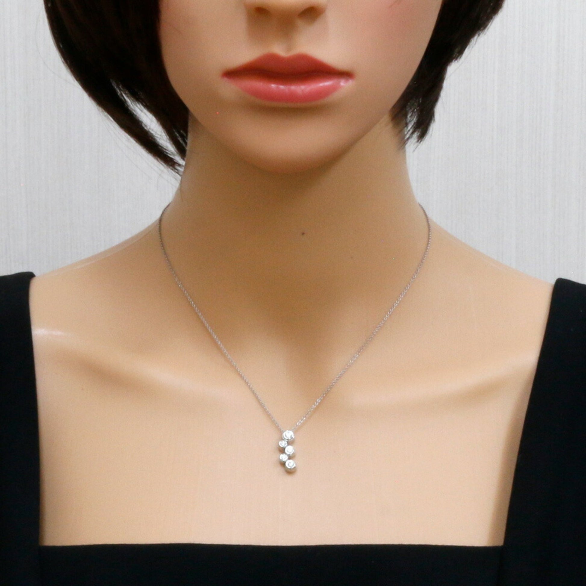 Tiffany & Co Bubble, Silver, Platinum, necklace