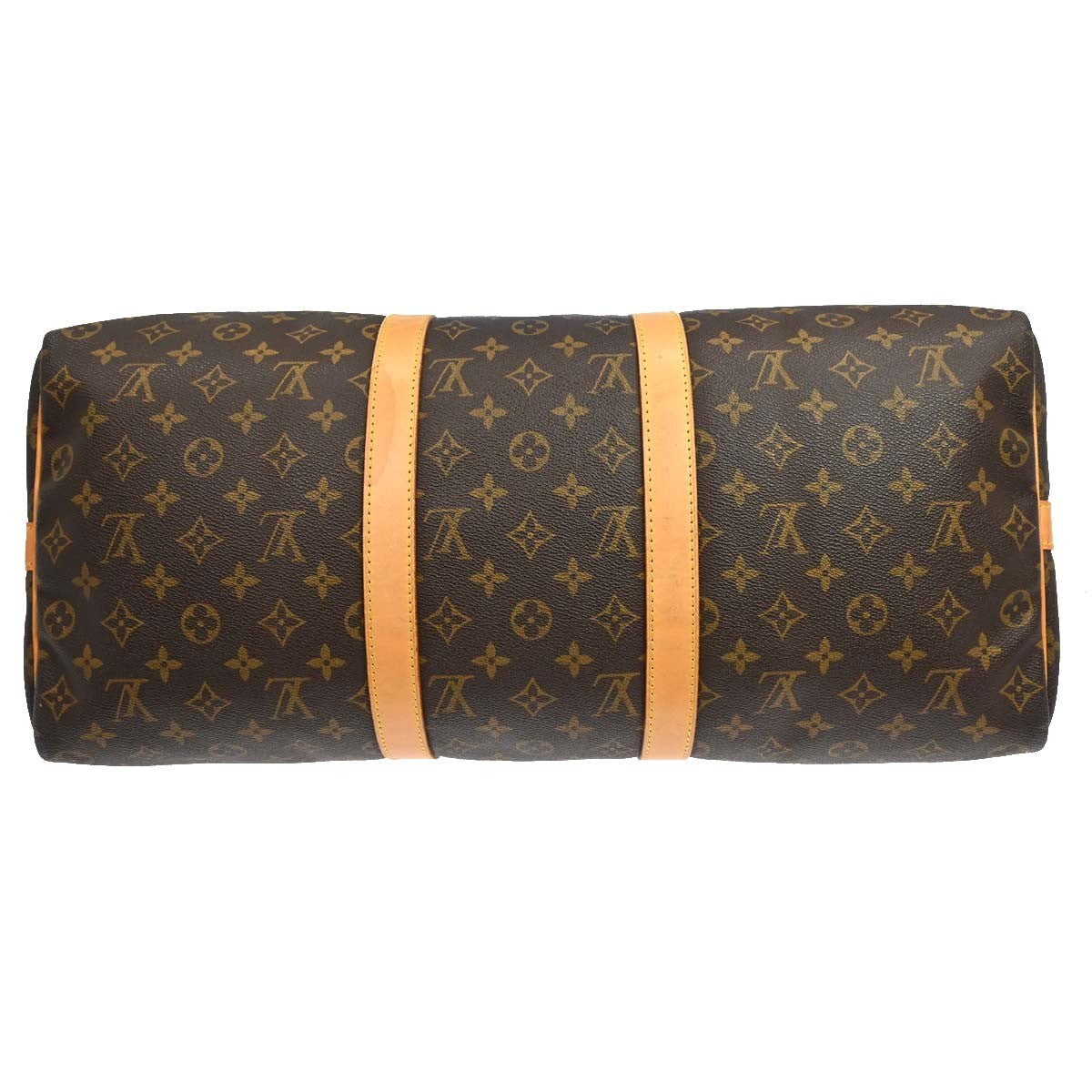 Louis Vuitton Keepall Bandouliere Monogram Canvas, Brown, Canvas, Travel Bag