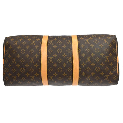 Louis Vuitton Keepall Bandouliere Monogram Canvas, Brown, Canvas, Travel Bag