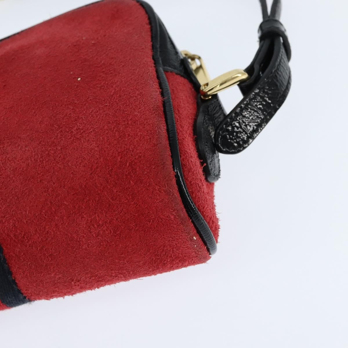 Gucci Ophidia Suede, Red, Suede, Shoulder Bag