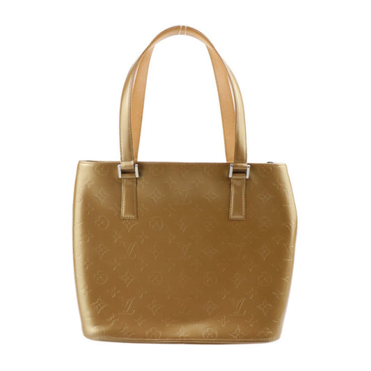 Louis Vuitton Stockton, Brown, Canvas, shoulder