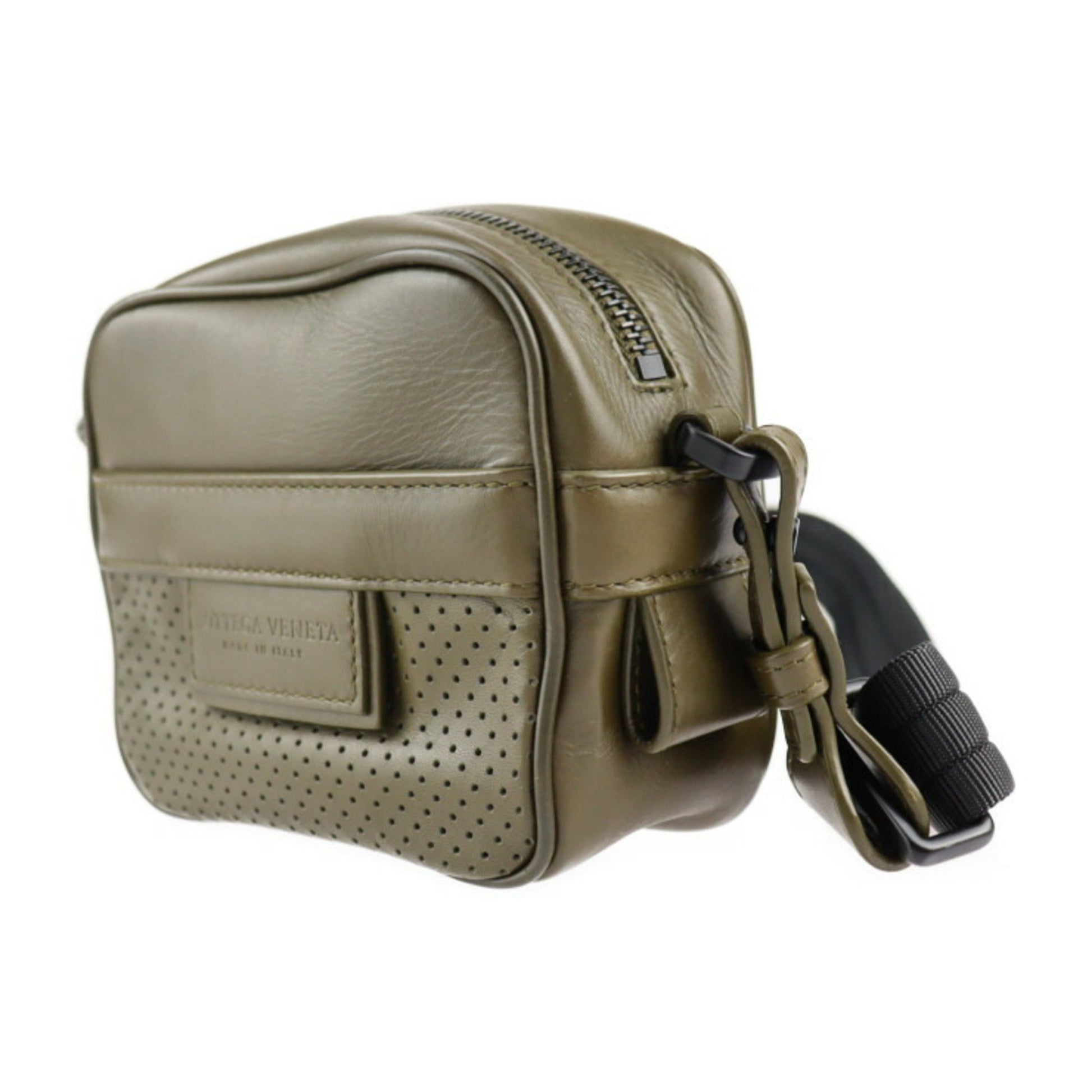 Bottega Veneta, Khaki, Leather, shoulder