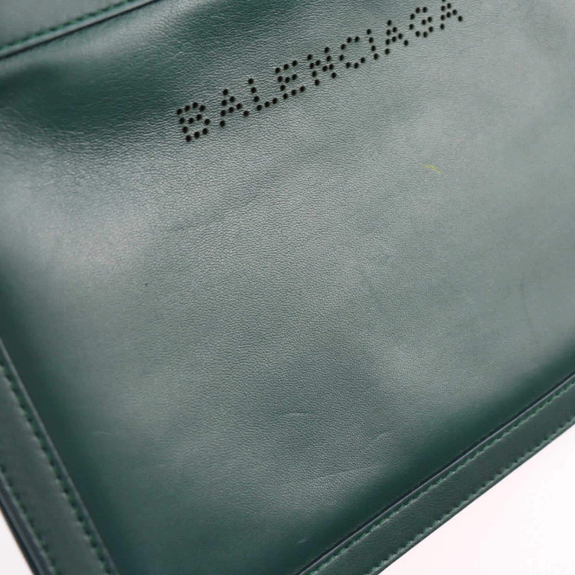 Balenciaga, Green, Leather, shoulder