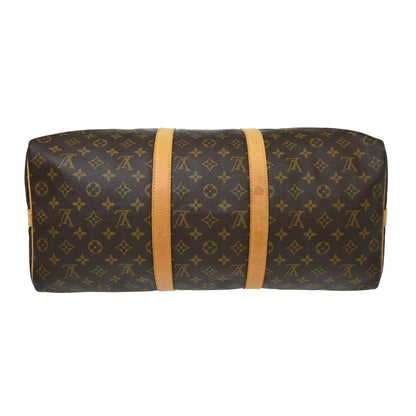 Louis Vuitton Keepall Bandouliere Monogram Canvas, Brown, Canvas, Travel Bag