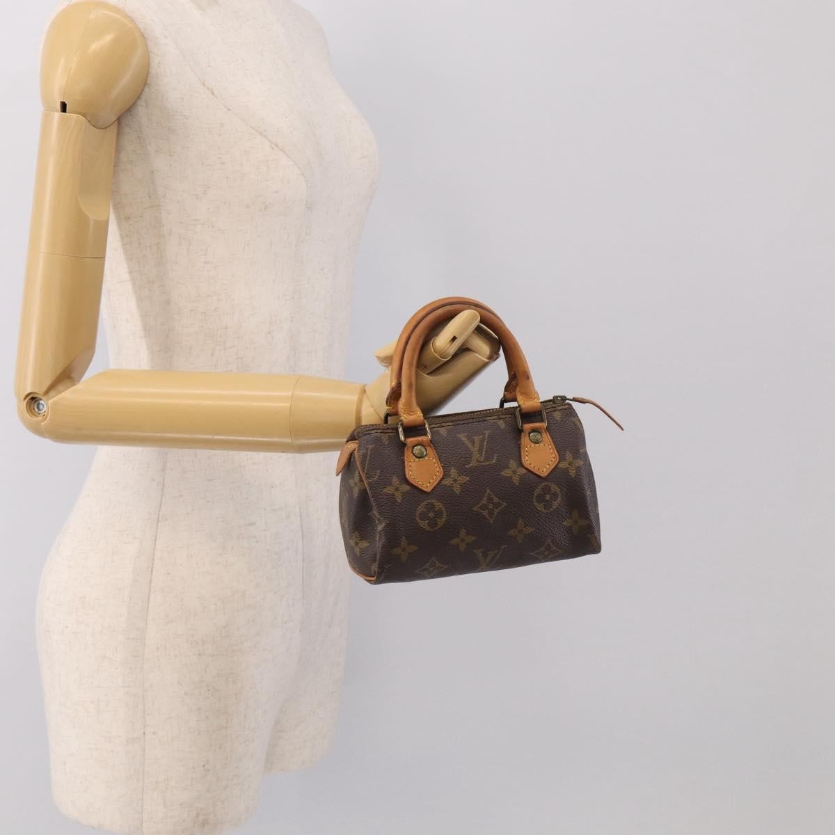 Louis Vuitton Speedy Mini HL Monogram Canvas, Brown, Canvas, Handbag