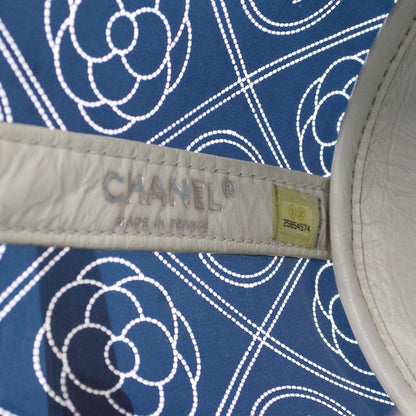 Chanel Camellia Coco Bucket Printed PVC, Black, Leather, Shoulder Bag