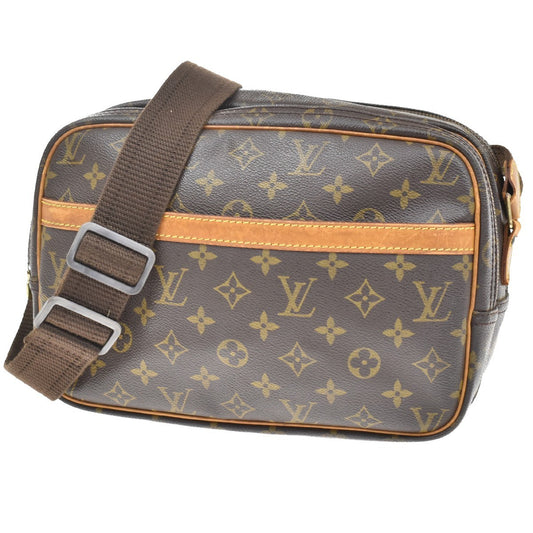 Louis Vuitton Reporter Monogram Canvas, Brown, Canvas, Shoulder Bag