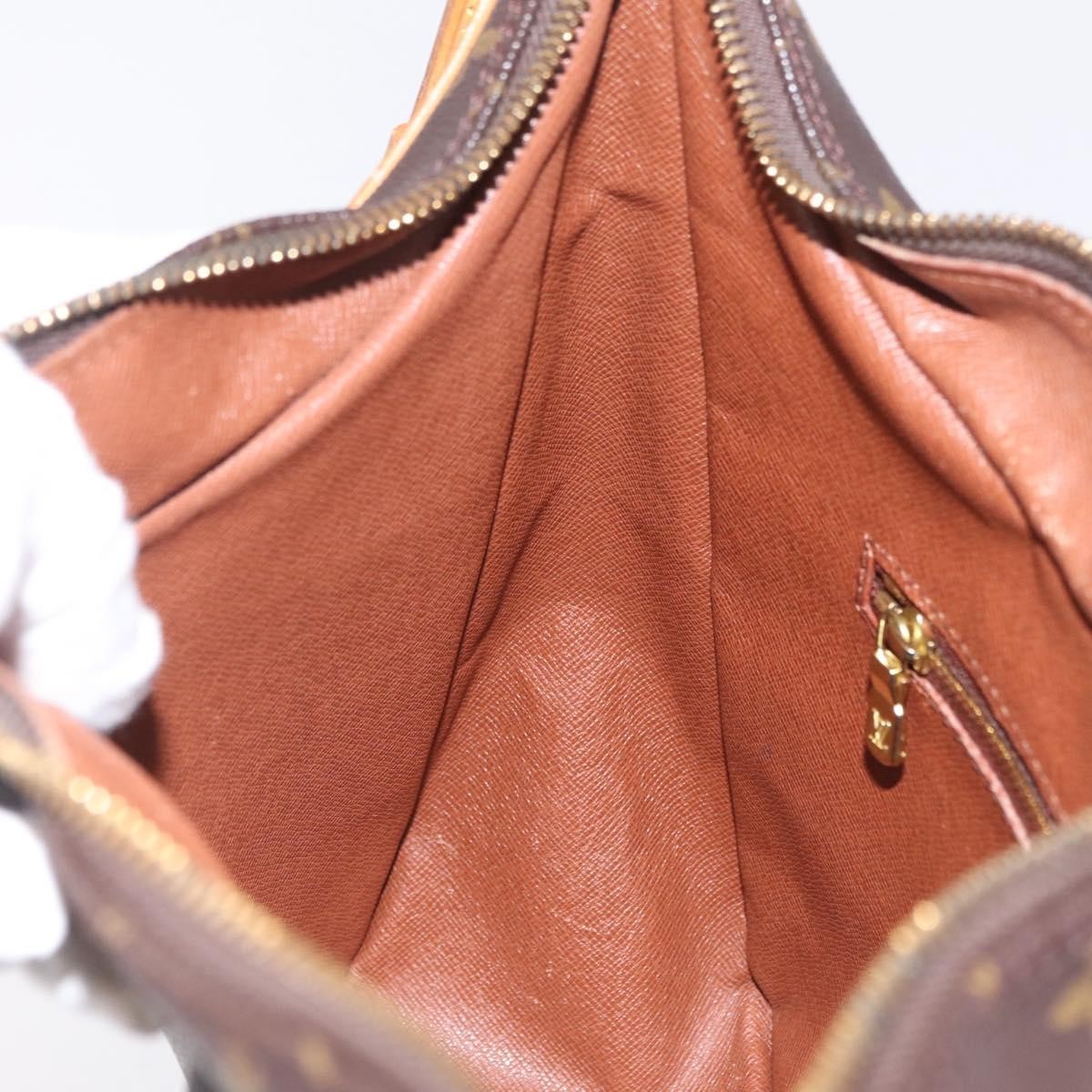 Louis Vuitton Boulogne Monogram Canvas, Brown, Canvas, Handbag