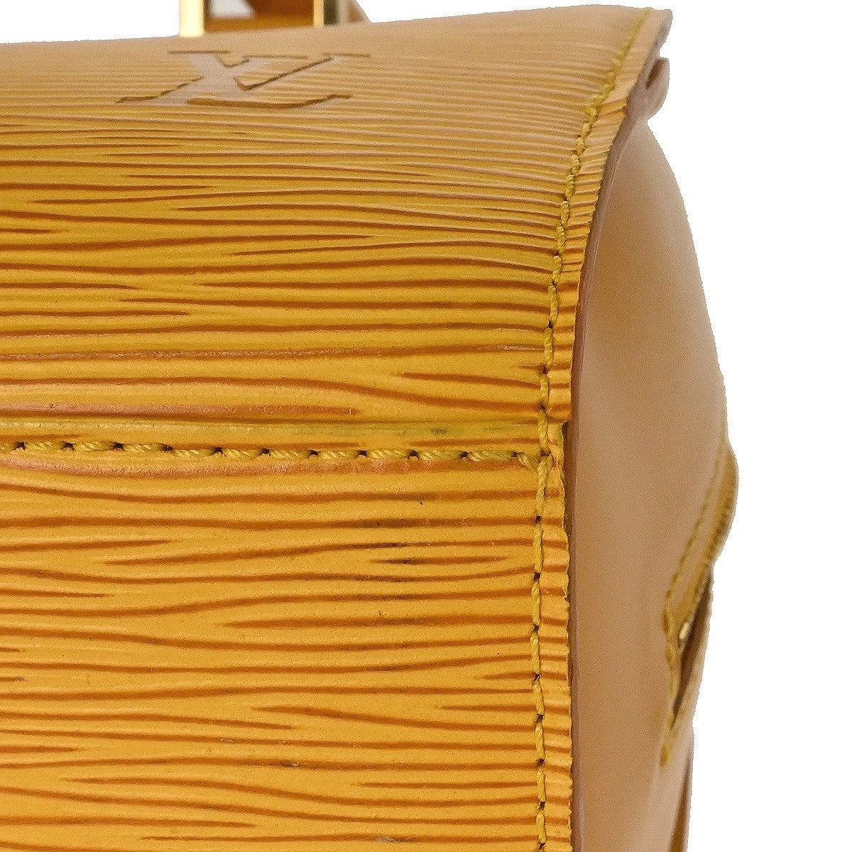 Louis Vuitton Pont Neuf Epi Leather, Yellow, Leather, Handbag