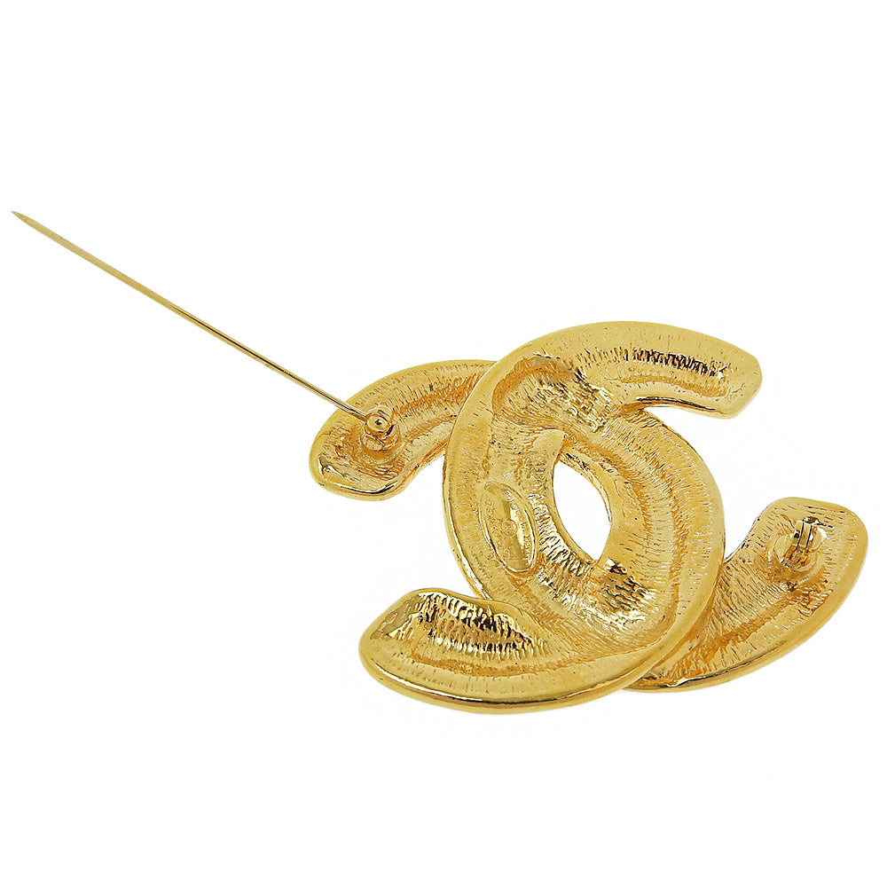 Chanel Broche, Gold, Metal, brooch