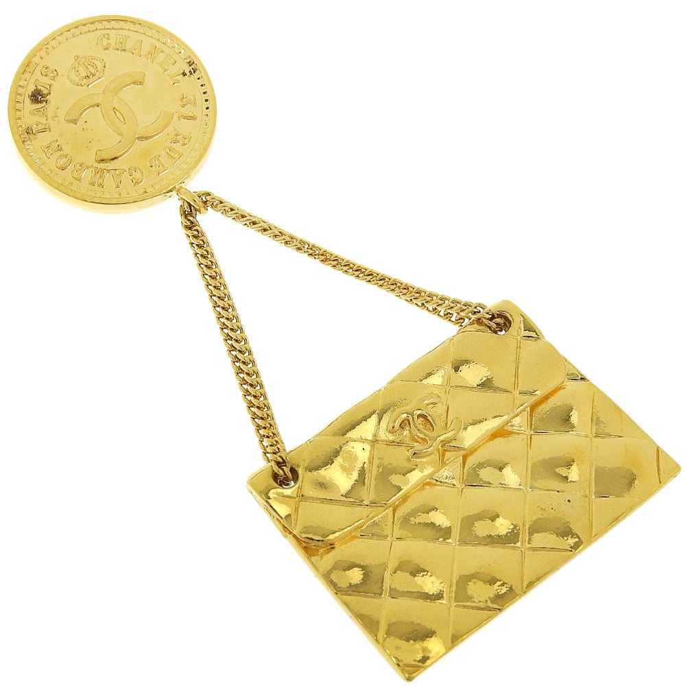 Chanel Coco Mark, Gold, Gold Plated, brooch