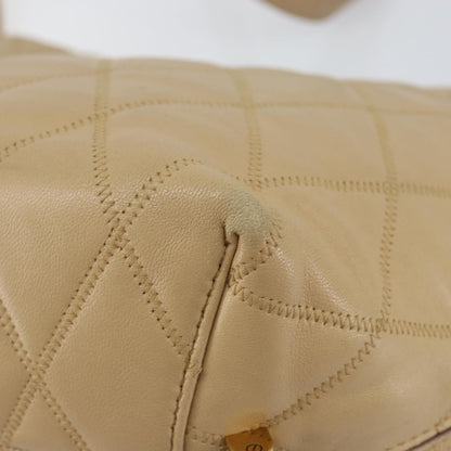 Givenchy GV Bucket Quilted Leather, Beige, Leather, Shoulder Bag