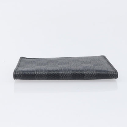 Louis Vuitton Passport Cover Damier Graphite, Gray, Canvas, Briefcase