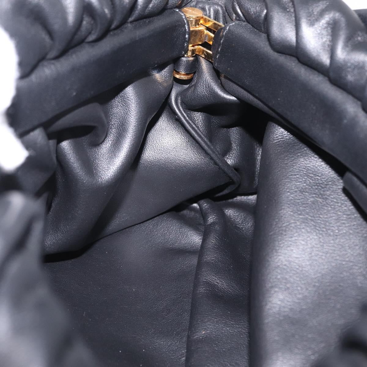 Bottega Veneta The Chain Pouch Leather, Black, Leather, Clutch