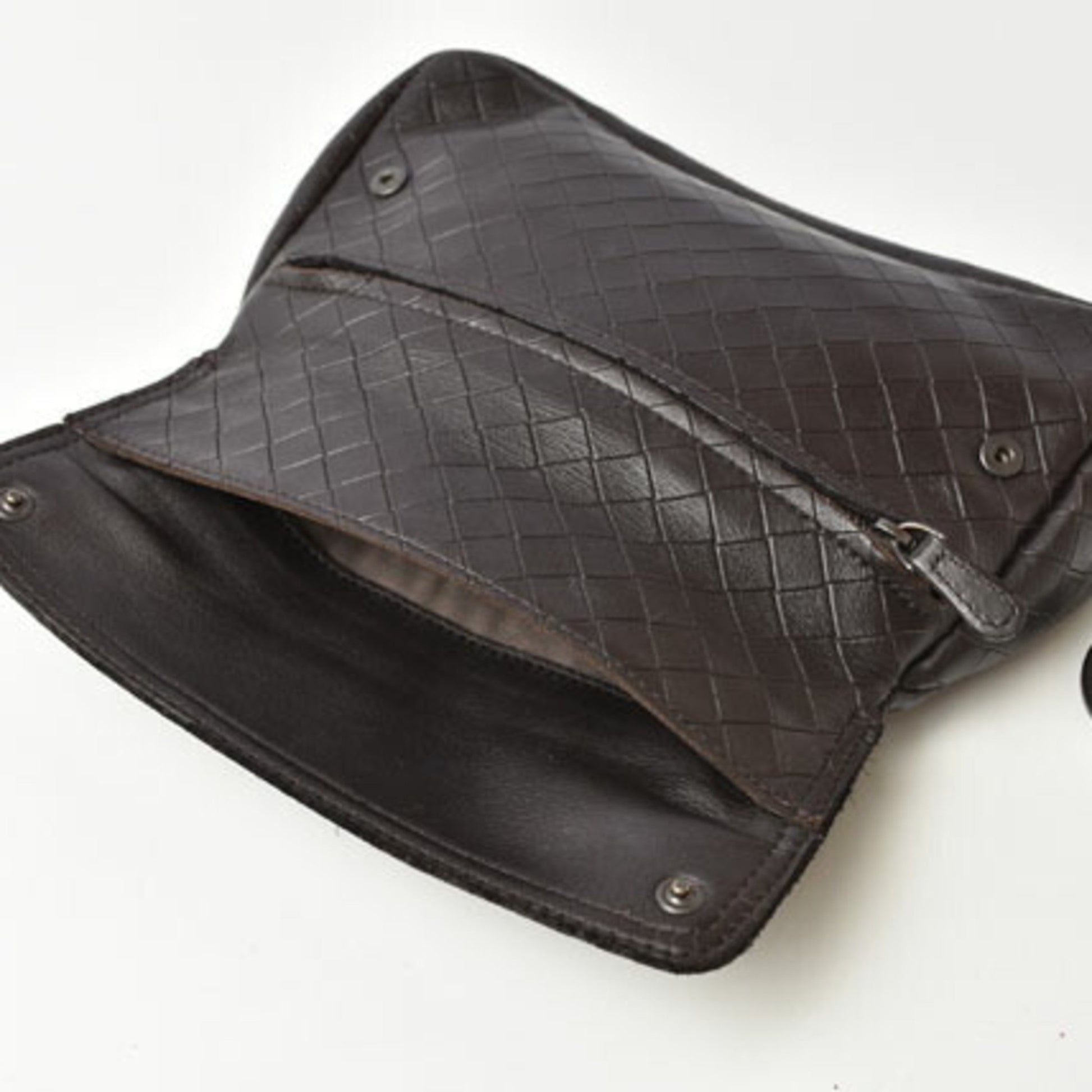 Bottega Veneta Olimpia, Brown, Leather, shoulder