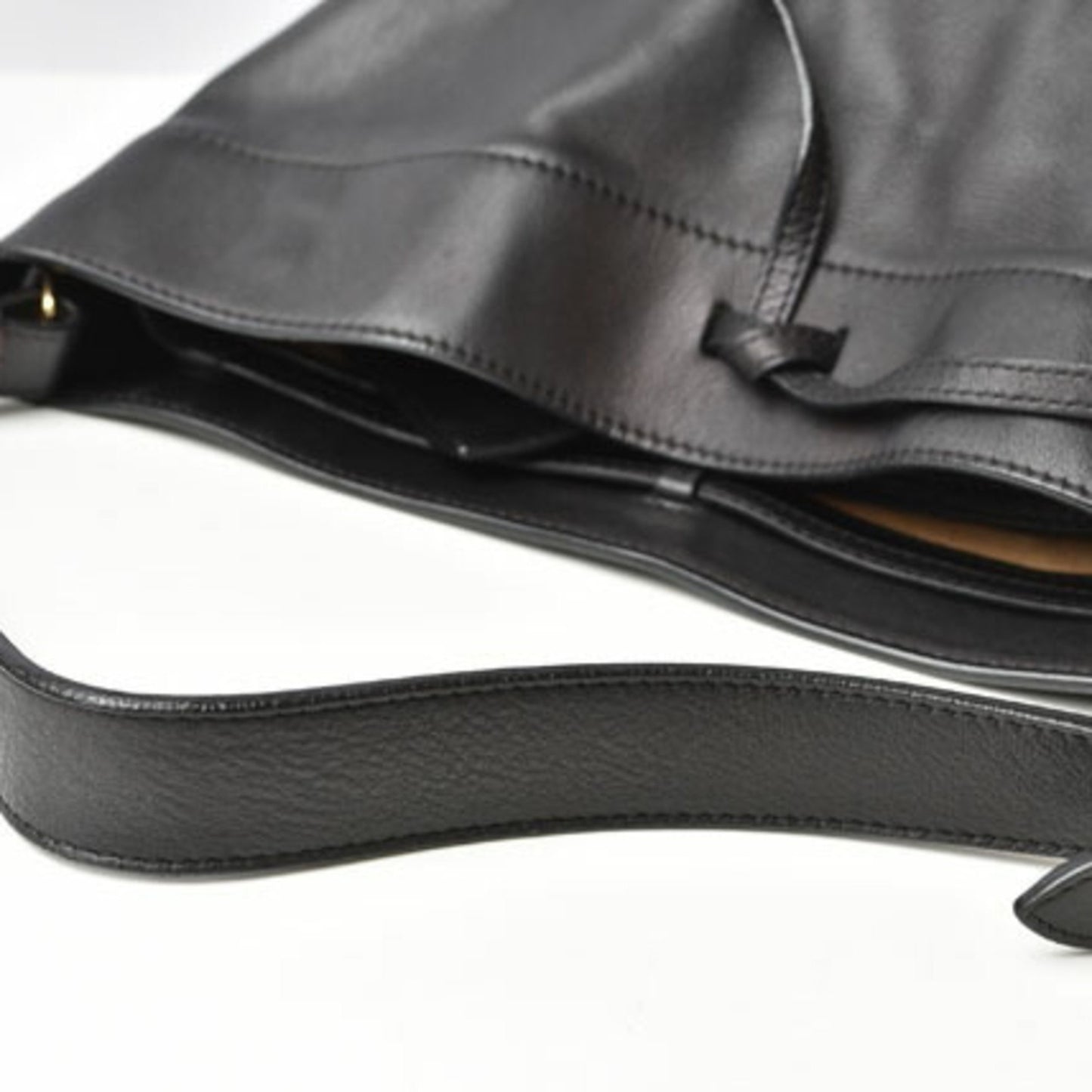 Céline, Black, Leather, shoulder