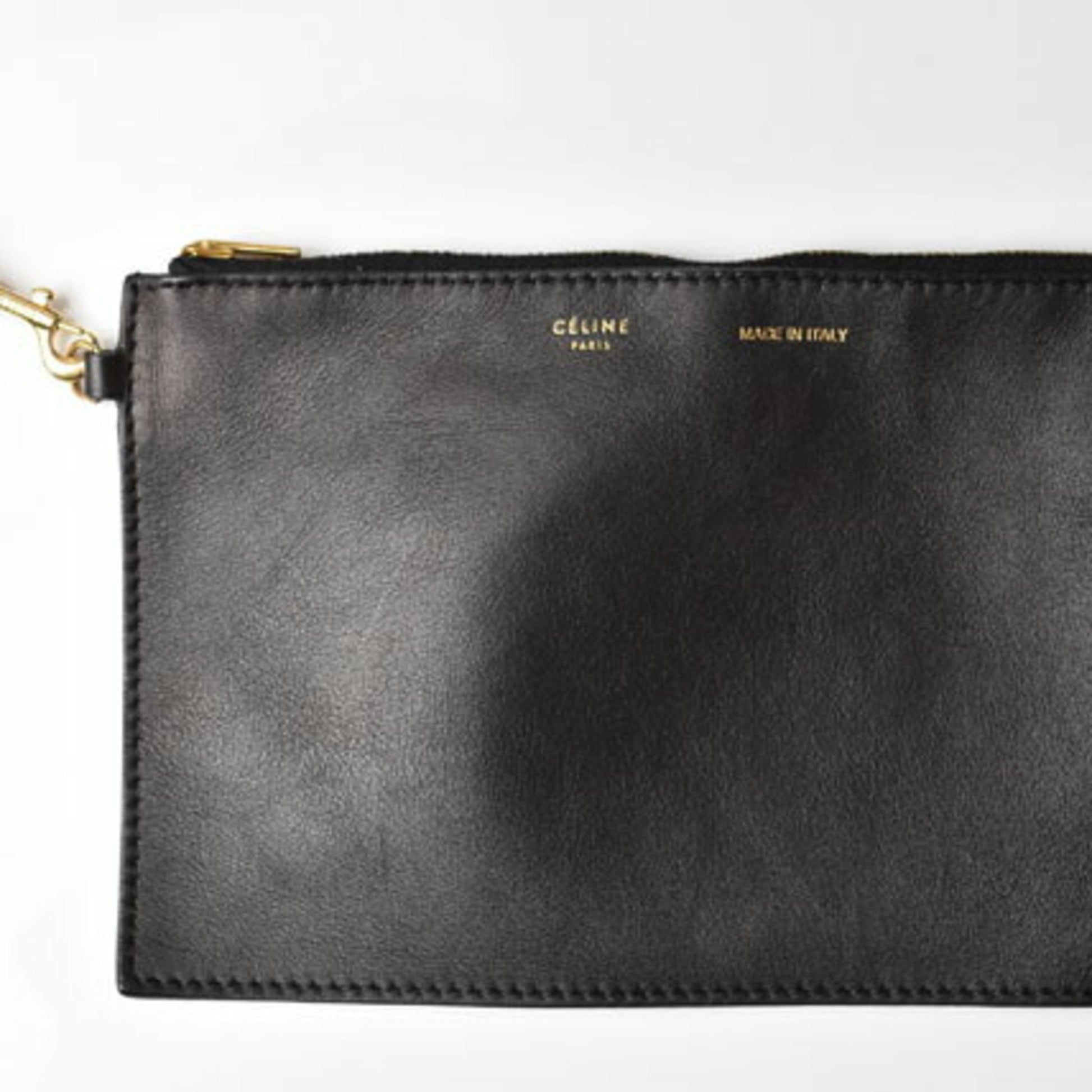 Céline, Black, Leather, shoulder