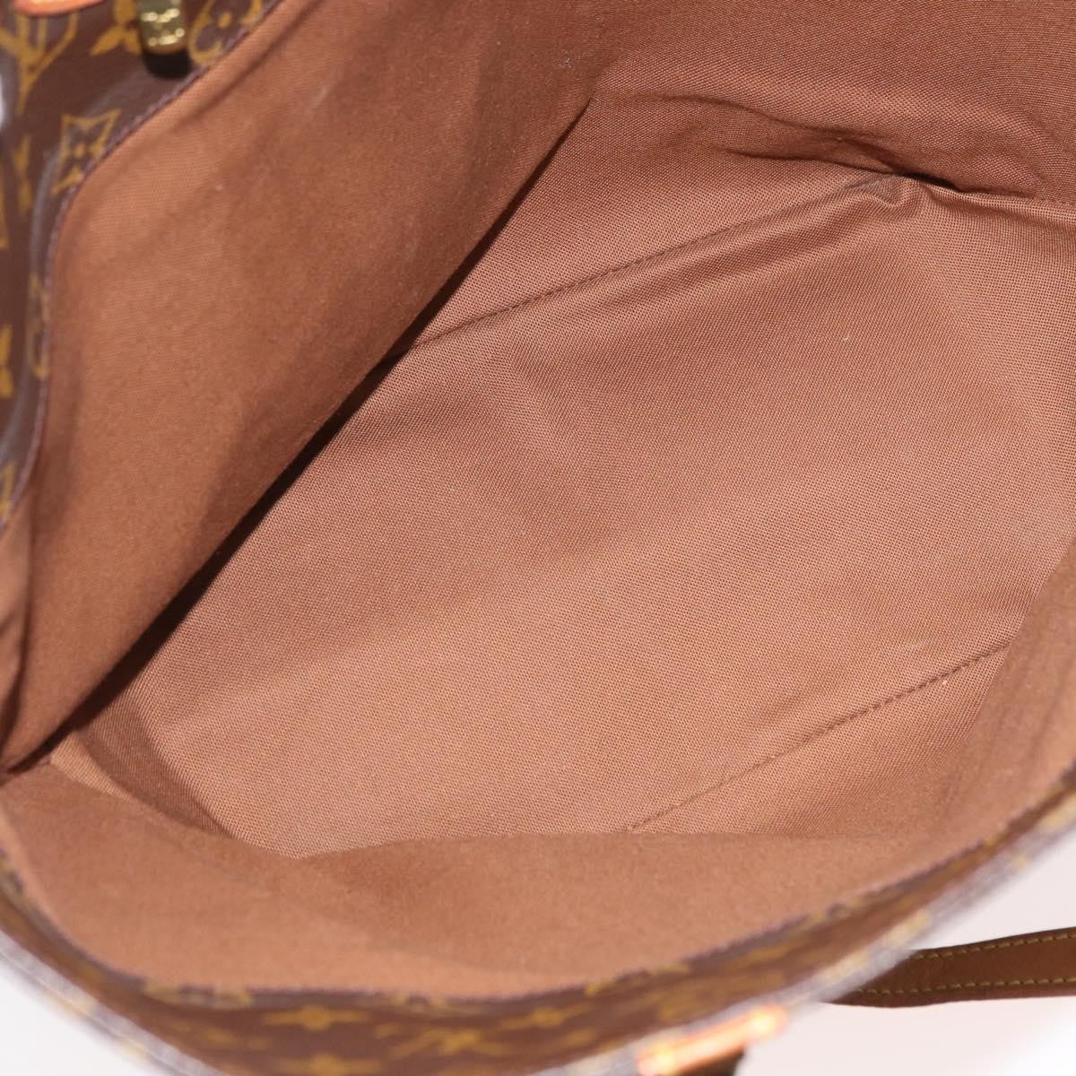 Louis Vuitton Shopping Sac Monogram Canvas, Brown, Canvas, Handbag