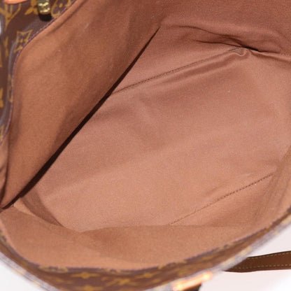 Louis Vuitton Shopping Sac Monogram Canvas, Brown, Canvas, Handbag