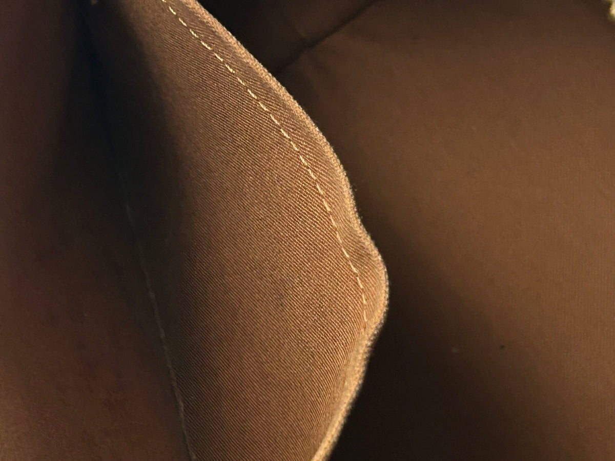 Louis Vuitton Palermo Monogram Canvas, Brown, Canvas, Handbag