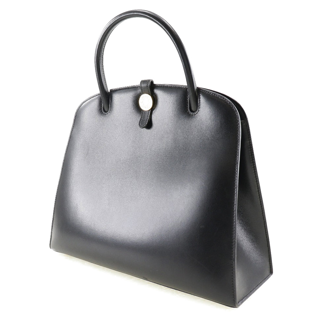 Hermès Dalvy, Black, Leather, handbag