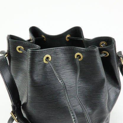 Louis Vuitton Petit Noe Epi Leather, Black, Leather, Handbag