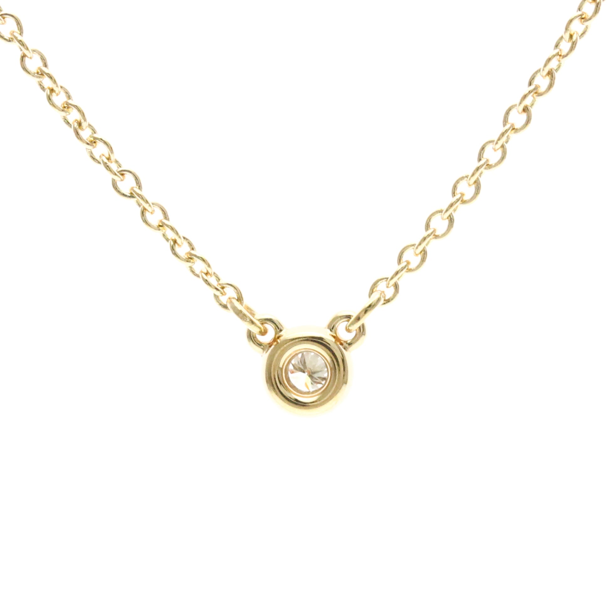 Tiffany & Co. Elsa Peretti Diamonds By The Yard 18K Pink Gold with Diamond, Gold, Pink Gold, Necklace