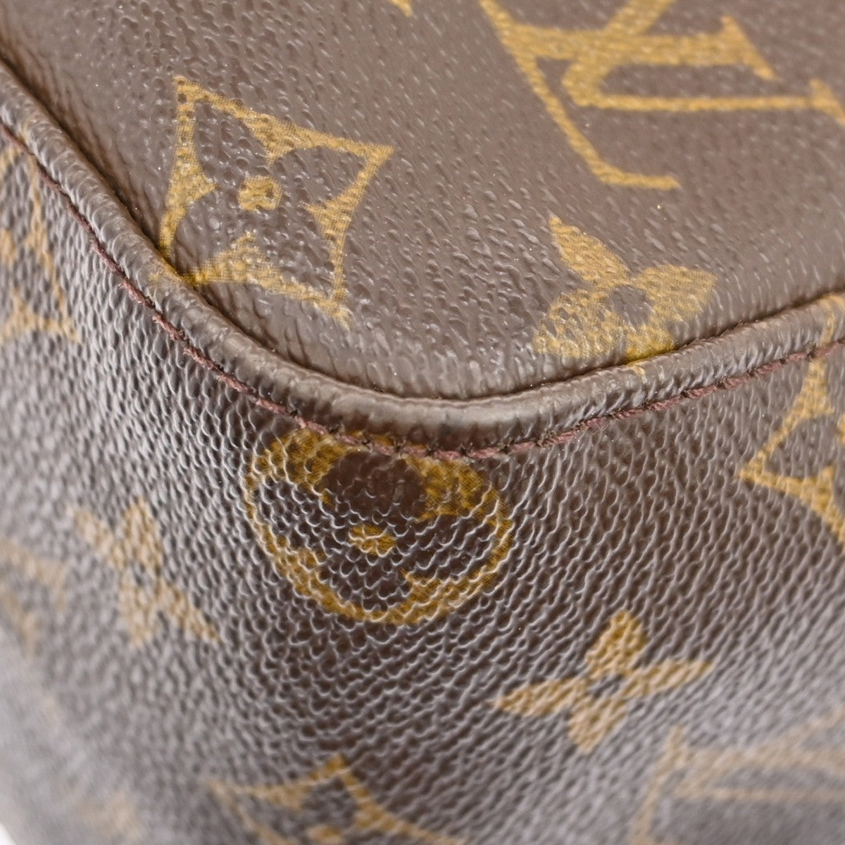 Louis Vuitton Looping Monogram Canvas, Brown, Canvas, Handbag