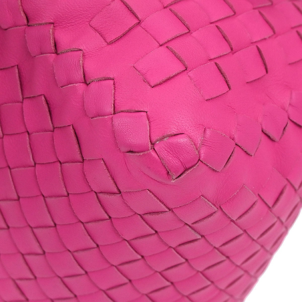 Bottega Veneta Intrecciato Leather, Pink, Leather, Handbag