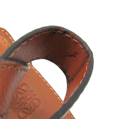 Loewe Hammock Leather and Canvas, Brown, Leather, Handbag