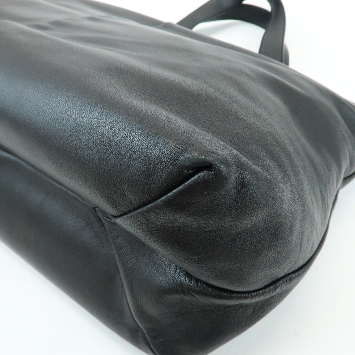 Loewe Tote Leather, Black, Leather, Tote Bag