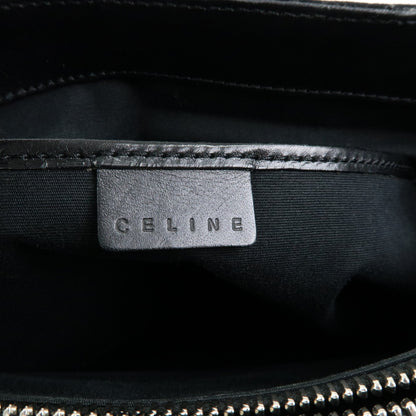 Celine C Macadam Tote PVC leather/ Macadam canvas, Black, Suede, Shoulder Bag