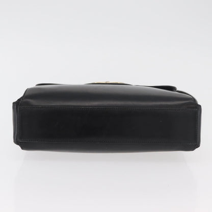 Gucci Shoulder Leather, Black, Leather, Shoulder Bag